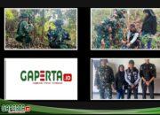 Amankan PMI Non-Prosedural Satgas yonkav 12/BC Perketat Patroli Jalan Tikus.