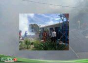 Satu Unit Rumah Ludes Terbakar di Dusun 1 Desa Sitinjo ll Kecamatan Sitinjo
