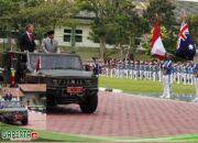Penerimaan Menteri Pertahanan Australia  di Akademi Militer