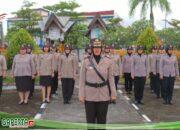 Polwan Polres Sintang Ziarah Makam, Sambut Hari Jadi Ke-76