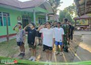 Tingkatkan Ketangkasan Remaja Rumah Singgah, Satgas Yonzipur 5/ABW Melatih PBB dan Menari