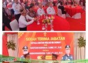 1 Tahun 7 Bulan, Bastian Manalu Serah Jabatan Ka Rutan Dumai ke Yudhi Khairudin