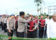 Polres Pelabuhan Belawan Laksanakan Gaktibplin Personil, Periksa Sikap Tampang dan Senjata Api Dinas