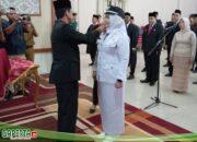 Drs.Raden Najmi Lakukan Pelantikan Pejabat Eselon lll di Aula Rumah Dinas Bupati