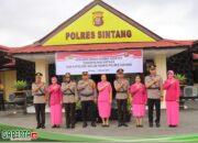 Kapolres Sintang SERTIJAB Wakapolres dan Kapolsek Kelam Permai