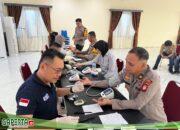 Personel OMP Kapuas 2024 Polres Sambas Terima Pelayanan Kesehatan