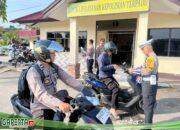 Sebelum Masuk Kantor, Polisi Polres Landak Dirazia Mendadak, Termasuk Kasi Propam