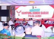 Hari Jadi Humas Polri ke-73, Polda Jambi Laksanakan Donor Darah di Aula Gedung Siginjai Polda Jambi