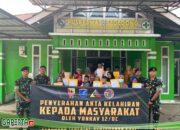 Gebrakan Yonkav 12/BC Bantu Masyarakat Dalam Program Pembuatan Akta Kelahiran Gratis