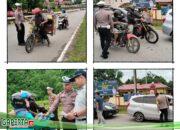 Operasi Zebra Kapuas 2024 Serta Cipta Kondisi jelang Pelantikan Presiden/Wapres RI, Polsek Entikong Kerahkan 17 Personil