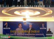 Partai Nasdem Gelar Rakorda “Pemantapan Struktur Menuju Kemenangan Pilkada Sanggau 2024.”