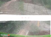 Ruas Jalan Benua Mawa di dusun Laka Desa Sungai Dangin, Kecamatan Noyan Rusak Berat dan Alami Longsor.