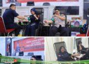 Polresta Jambi Laksanakan Donor Darah Dalam Rangka Hari Jadi Humas Polri ke-73 Tahun