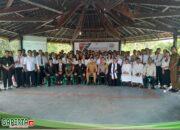 Kapolsek Mandor Hadiri Pelantikan Dan Pengambilan Sumpah Janji Anggota PTPS di Pendopo Makam Juang Mandor