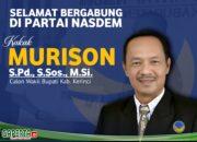Ketua DPD Partai Nasdem Salman : Monadi-Murison Harus Dipilih