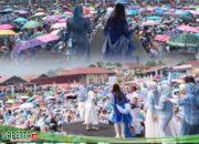 Ribuan Pendukung Sudah Padati Lapangan Pasar Senen Kecamatan Siulak Hadiri Kampanye Akbar Monadi-Murison