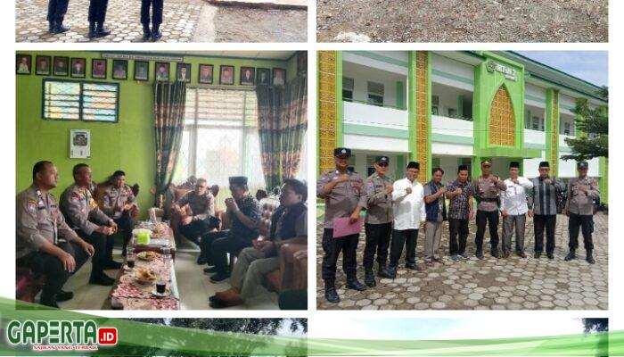 Polres Kerinci Bersama LSM Semut Merah Sambangi MTsN 7 Kerinci Dalam Kegiatan Pembinaan Kenakalan Remaja