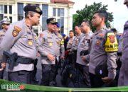 Kapolda Jambi Gelas Apel Pengecekan Kesiapan Personil Dalam Pengamanan Tempat Pemungutan Suara