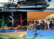 Kapal Legendaris Italia Amerigo Vespucci Pertama Kali Singgahi Pelabuhan Ujung Baru Belawan