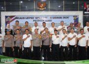 Wakapolres Jambi AKBP Nurhadiansyah,S.I.K Pimpin Latihan Pra Operasi Pekat Tahun 2024.