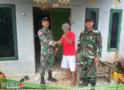 Satgas Pamtas Yonkav 12/BC Kembali Terima Penyerahan Senjata Rakitan