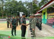 Kunker Danrem 121/Abw ke Satgas Pamtas Yonkav 12/BC