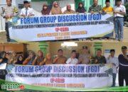 Bhabinkamtibmas Kelurahan Lebak Bandung Bersama Lurah dan Babinsa Gelar FGD P4GN di Ponpes Ainul Yaqin