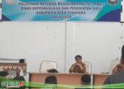 Pelatihan Petugas Registrasi Kute (PRK) Dinas kependudukan dan pencatatan Sipil Aceh Tenggara 2024