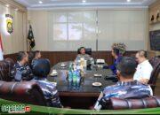 Kunjungan Silahturahmi Danlanal Palembang di Mapolda Jambi Disambut Hangat oleh Kapolda Jambi Irjen Pol. Rusdi Hartono