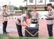 Kapolres Sanggau Pimpin Langsung Upacara Serah Terima Jabatan Kapolsek Batang Tarang Polres Sanggau