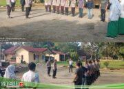 Jajaran Polsek Marbau, Melaksanakan Giat Apel Pagi Dihalaman Mapolsek marbau yang Dipimpin oleh Polsek Merbau AKP Zulkifli