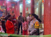 Jamin Situasi Aman, Kapolres Pelabuhan Belawan Tinjau Langsung Pengamanan Vihara Saat Perayaan Imlek 2025