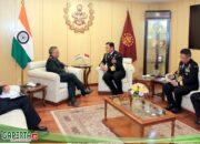 Lawatan Lanjutan di India, Kasal Sempatkan Courtesy Call Kepada Beberapa Pejabat Militer India