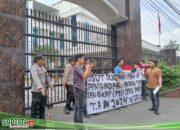 Terkait Pengadaan PSL  Anggota DPRD Paluta FMPKSU Gruduk Kantor Kejati Sumut