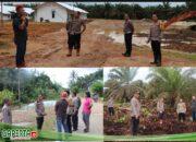 Dukung Ketahanan Pangan, Kapolres Landak Cek Lahan Tumpang Sari di PT. SMS