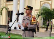 Wujudkan Budaya Tertib Lalu Lintas, Kapolresta Pimpin Gelar Apel Operasi Keselamatan Siginjai 2025 Polresta Jambi.