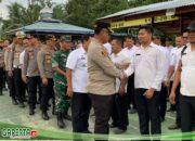 Apel Pagi Bersama Kapolrestabes  Medan bersama Forkopincam kecamatan kutalimbaru