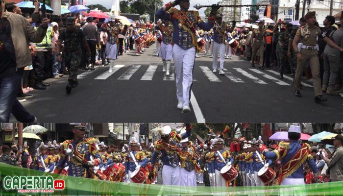 Drumband GSCL Akademi Militer Meriahkan Kirab Budaya Cap Go Meh 2025