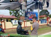 Polsek Entikong Gelar Imbangan Ops Keselamatan Kapuas untuk Meningkatkan Kepatuhan Pengguna Jalan