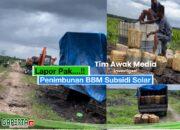 Tindak Tegas…., Kepada Polres Labusel Segera Tindak Diduga ada penyalahgunaan BBM Subsidi untuk Proyek PT di Desa Tanjung Mulia!!