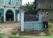 Kegiatan Minggu Kasih, Polsek Kuala Behe Lakukan Pengamanan Ibadah Minggu