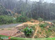Forkopimda Kabupaten Landak sigap atasi Longsor di Jalan Raya Bukit Sehak.