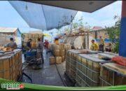 Gudang BBM Di Jalan  Hiu Kelurahan Belawan Bahagia Digerebek Tim Gabungan kejaksaan