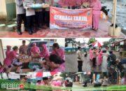 Berbagi di Bulan Ramadhan, Kapolsek Beserta Bhayangkari dan Jajaran Polsek Marbau Bagi 200 Takjil Buka Puasa
