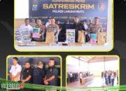 Polres Labuhanbatu Konferensi Pers Kasus Korupsi APBDes: Kerugian Negara Capai Rp740 Juta