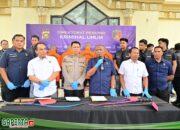 Ditreskrimum Polda Jambi Amankan Lima Pemuda Membawa SAJAM Hendak Tawuran