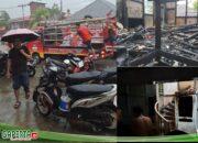 Rumah Berlantai Dua Hangus Terbakar Di Dusun Martalaya