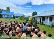 Tanamkan Jiwa Nasionalisme, Satgas Pamtas Yonarmed 11 Kostrad Berikan Wawasan Kebangsaan di Perbatasan