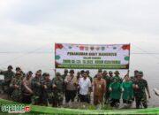 Hari ke-13 TMMD ke-124 Kodim 0320/Dumai, Tanam Mangrove