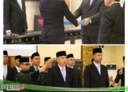 Resmi Berganti, Karutan Dumai Lakukan Sertijab di Kanwil Ditjenpas Riau